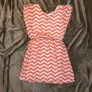 Speechless chevron printed dress - Youth XL